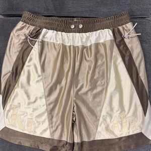 Kith Men's Brown and Gold Shorts